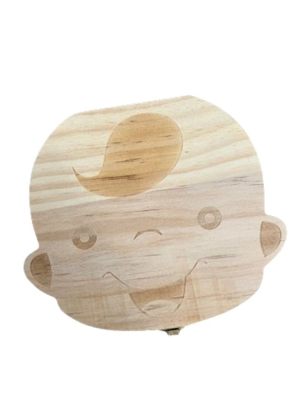 NWOT Little Boys Baby Wooden Teeth Holder and Organizer.